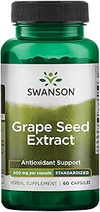 Σπόροι σταφυλιών Swanson HERB EXT STD 500MG 60 Cap