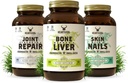 HEART & SOIL Joint & Mobility Stack – 3 αντικείμενα: Μυελό των οστών & συκώτι, κοινή δύναμη & επισκευή, δέρμα, μαλλιά & νύχια για την πλήρη Body Wellness, υποστήριξη κολλαγόνου, ευελιξία, και ανάκτηση