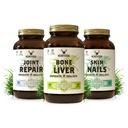 HEART & SOIL Ortak & Hareketli Stack – 3 Madde: Bone Marrow & Liver, Ortak Güçlü ve Onarım, Cilt, Saç ve Çığlık Tam-Body Wellness, Collagen Support, Flexality, and Recovery