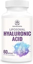 Liposomal Hyaluronic Acid 1000 mg, Yüksek BiyoavailabilityHyaluronic Acid Capsules, Diyetsel Supplement Support Skin ve Bones, 180 Capsules (Pazar 3)