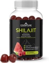Shilajit Gummies – Pure Himalaya Shilajit Supplement with Fulvic Acid – 1000 mg Natural Shilajit Pure Energy Support – Sugar-Free Raspberry Watermelon Flavor – Vegan, Non-GMO, Gluten-Free – 60 Count
