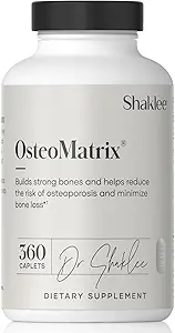 Shaklee OsteoMatrix® - Κατασκευή & Διατήρηση ισχυρών οστών - 100% DV Ασβέστιο & Μαγνήσιο - Βιταμίνες D & K - Ψευδάργυρος, Μαγγάνιο - Κλινικά Ελεγμένο για Απορρόφηση - 360 Caplets