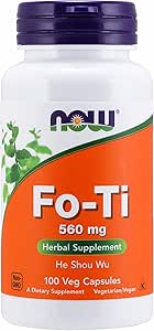 Şimdi Fo-Ti, Ho Shou Wu, 560 mg, 100 Veg Capsules (Pack of 3)
