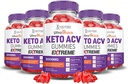 Justified Laboratories (5 Pack Ultra Quick Keto ACV Gummies Extreme 2000MG Ultraquick Chem Gummies Apple Cider Vinegar Formulated with Pomegranate Beet Juice B12 Vegan Non GMO 300 Gummys