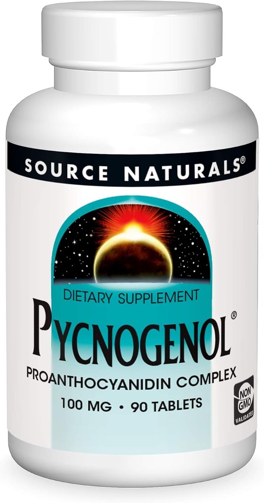 Source Naturals Pycnogenol, Proanthocyanidin Kompleksi,100 mg - 90 Tablet