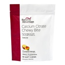 Bariatrik Avantajı Çelik Citrate Chewy Bites 500 mg - Yüksek derecede Absorbable & Digestible - Vitamin D3 - Kolay Chewable Steel Supplement - Pinele Mango - 90 Count 90