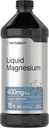 Horbaach Liquid Magnezyum 16 fl oz | Vital Trace Minerals Kompleks | Sulfate, Lityum ve Boron | Vegetarian, Non-GMO & Gluten Free Supplement Supplement