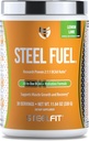 SteelFit Steel Accelerate Kas Büyüme ve Geliştirilen Endurance - 30 Limon Lime'ta Servis - BCAA Supplements Toz Elektrolytes & Recovery