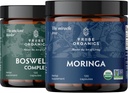TRIBE ORGANICS Vitality Duo - Boswellia Complex - Moringa - για κοινή υποστήριξη, ανακούφιση μυών, ενέργεια, απώλεια βάρους, λειτουργία εγκεφάλου
