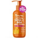 Zesty Paws Wild Alaskan Omega-3 Mix Pollock + Köpek ve Kediler için Salmon yağı, Omega 3 Supplement for Pets, 8.5oz