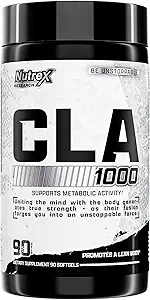 Nutrex CLA 90 Soft Gels - 1000 mg Conjugated Linoleic Acid Active Mix from Safflower Oil - Stimulant-Free Metabolism ATM Pills for Kilo Kaybı