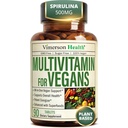 Vimerson Health Vegan Multivitamin for Women and Men: Vitamins, Chelated Minerals and Bioavailable D3 for Focus and Energy Support – Daily Womens and Mens Multivitamins & Multiminerals – 90 Tablets