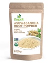 Organik Ashwagandha Root Toz -8 Ounce | Lab Saflık için Test Edildi | Reseal Kraft Bag,Non-GMO, Hint BTC, Withania Somnifera -% 100 Raw from India, by SHOPOSR (8 oz)
