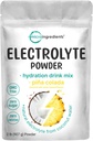 Micro Materialss Hydration Electrolyte Toz, 2 lb (139 Hizmet) | Piña Colada Flavor | Yüksek Potasyum (1.000 mg) + Coconut Water | No Sugar, Keto Friendly | Non-GMOMO