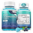 2 Συσκευασία χωρίς ζάχαρη Acetyl L-Καρνιτίνη Gummies, L-Καρνιτίνη συμπλήρωμα για γυναίκες & άνδρες, με βιταμίνη C & B12, ALCAR για την ενέργεια, τον εγκέφαλο και την καρδιά Υγεία, Vegan, μη-GMO, 120 Count