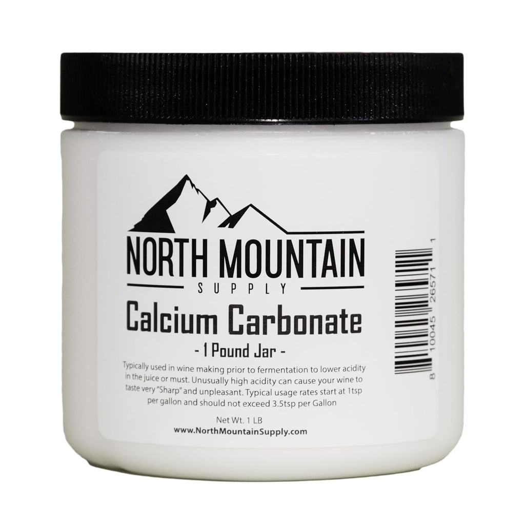 North Mountain Supply Food Gradeuba Carbonate - 1 Pound Jar