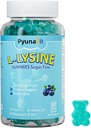 L-Lysine Gummies 1000 mg, Immune Support, Skin & Lip Health, Chewable Lysine Supplement for Kids Yetişkinler, 60 Count Count Count Count