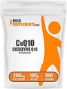 BulkSupplements.com Coenzyme Q10 Toz - Coenzyme Q10 200 mg Supplement, Beslenme Supplement - Gluten Free, 200 mg per Service, 100g (3.5 oz) (Pack of 1)