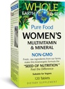 Doğal Faktörler Tüm Dünya ve Deniz Kadınları Multivitamin & Mineral, Tüm Gıda Tamam, Vegan, 120 Tablet
