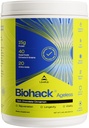 LevelUp Biohack Yaşsız: Colostrum Collagen Superfoods Antioksis Spermidine Amino Asit Kadın ve Erkekler için Krekasyon (Dark Chocolate Cinnamon)