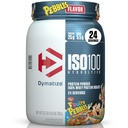 Dymatize x Fruity Pebbles ISO100 Whey Protein Powder Isolate, 25g πρωτεΐνης, 20 σέρβις, 5.5g BCAAs, 120 Cal., Χωρίς γλουτένη, 1g λίπος, 1g ζάχαρη, 2g υδατάνθρακες (24 σέρβις)