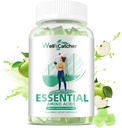 EAA Gummies Essential Platinum Acids - Tüm 9 Essential Aminos ve All Branched-Chain Aminos (BCAAs) Kas Kurtarma ile Enerji Desteği Şeker Ücretsiz Yeşil Apple Flavor 30 Hizmet
