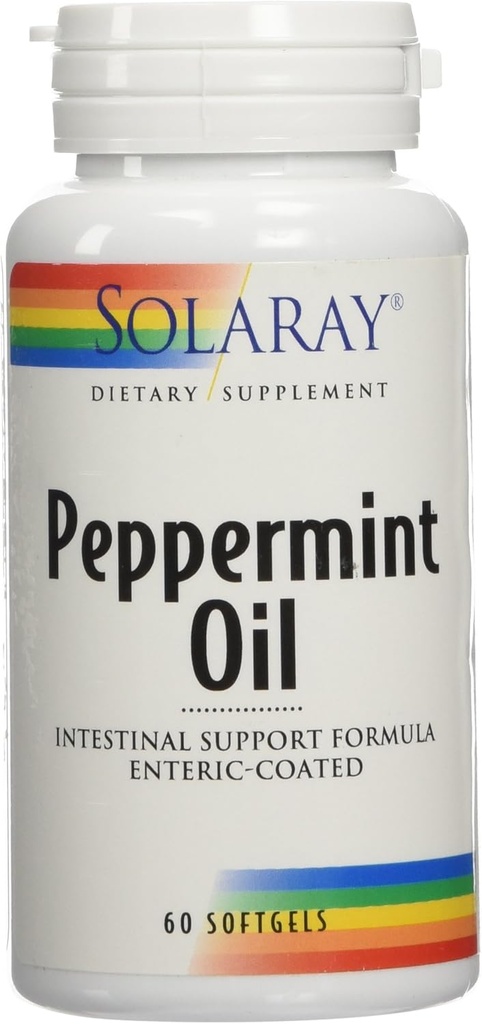 Solaray - Λάδι μέντας, 60 softgels