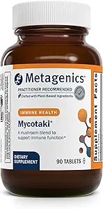 Μεταγονική Mycotaki - Ανοσολογική Υποστήριξη για Σύστημα Υπό Περιστασιακό Στρες* - με Reishi, Shiitake, Fu-Ling, Turkey Tail, Oyster, Cordyceps & Maitake - Μη Γλουτένη & Χωρίς - 90 Tablets