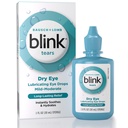 BLINK Tears Laneing Eye Drops, Moisturing & Soothing for Mild to Moderate Kuru Eyes, Hyaluronate, Reduces Discomfort, Long-Lasting Hydration, Soothes & Moisturizes, 1 Fl Oz