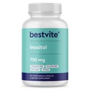 BESTVITE Inositol 750 mg Myo Inositol (120 Vejetaryen Capsules) - No Stearates - Vegan - Non GMO - Gluten Free