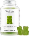 Unichi Γυναικεία Πολυ-Nutrient Gummy, 18 Ουσιώδεις Βιταμίνες & Ορυκτά Ειδικά σχεδιασμένα για γυναίκες, μη-GMO, Lime Flavour, 60 Count