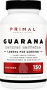 Primal Guarana (1000 MG ανά υπηρεσία) (150 κάψουλες) - 200 MG Φυσική καφεΐνη