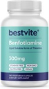 BESTVITE Benfotimin 300 mg (240 Vejetaryen Capsules) Stearates - No Silikon Dioksi - Vegan - GMO - Gluten Ücretsiz