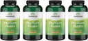 Swanson Psyllium Husk Diyetsel Fiber Supplement 610 mg 300 Capsules - (4 Pack)