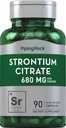 Citrate 680 mg καψάκια Piping Rock Strontium 