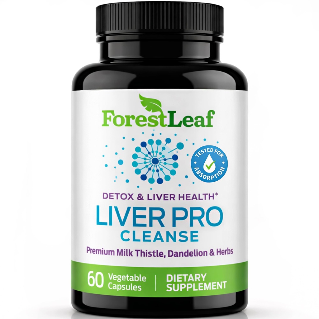 Liver Cleanse Detox & Repair - Λιπαρά Repair Repair Detox Complex Συμπλήρωμα w/Choline, Zinc, Milk Thittle, Dandelion Root, Turmeric, Burdock, Artichoke - Συμπλήρωμα στήριξης ήπατος 