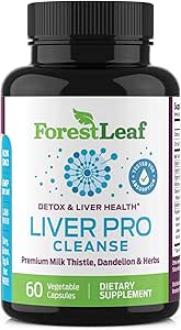 Liver Cleanse Detox & Tamir - Fatty Liver Tamir Detox Kompleksi Tamam w/Choline, çinko, Süt Butle, Dandelion Root, Turmeric, Burdock, Artichoke - Liver Support Supplement | 60 Caps