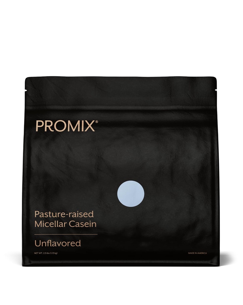 ProMix Beslenme Vakain Protein Tozu - Grass-Fed, Pasture Yükseltilmiş, Yavaş Yayın Micellar Casein - Gluten-Free - Unflavored, 2.5 Pound (Pazar 1)