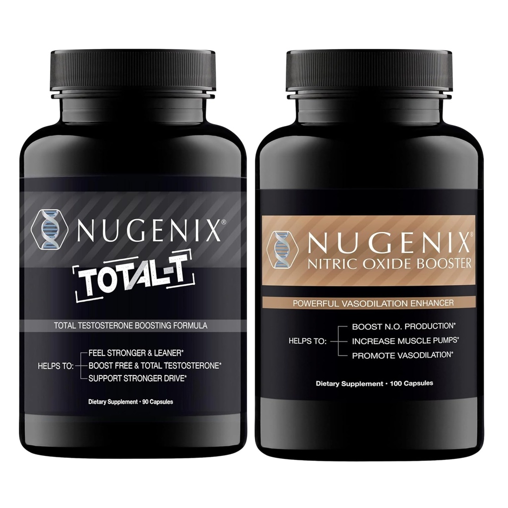 Nugenix Nitric Hoffman ve Erkekler için Total-T testosteron ATM