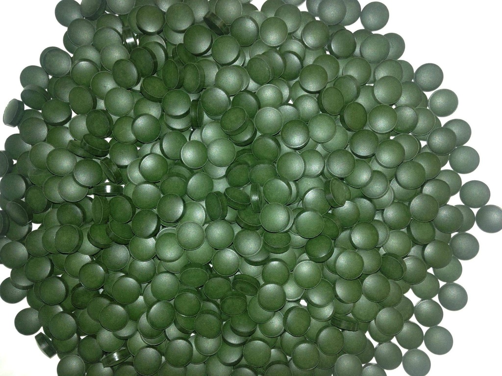 Raw Power Thor's Hammer (2000 δισκία Pure chlorella/ spirulina Blend, 500g), Organics Brand