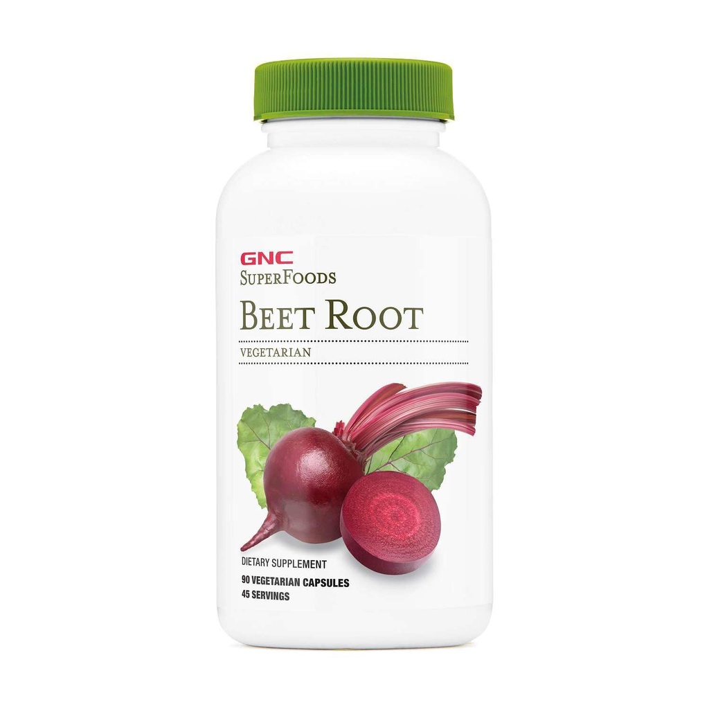 GNC SuperFoods Beet Root, 60 mgophyll, 90 Capsules