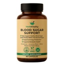 Kan Sugar Support Supplement with Cinnamon, Bitter Melon – Sağlıklı Kan Şeker Seviyeleri Zaten Normal aralıklarda Destekler | Licorice Root Extract - 60 Capsules