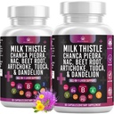 Süt Butle NAC Chanca Piedra Beet Root Artichoke Dandelion Root - Liver Supplement Plus Astraus TUDCA Choline & Ginger- 120 Kont