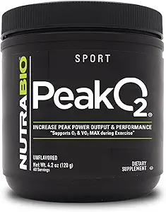 NutraBio Peak O2, Unflavored, 4.2 oz (120 g)