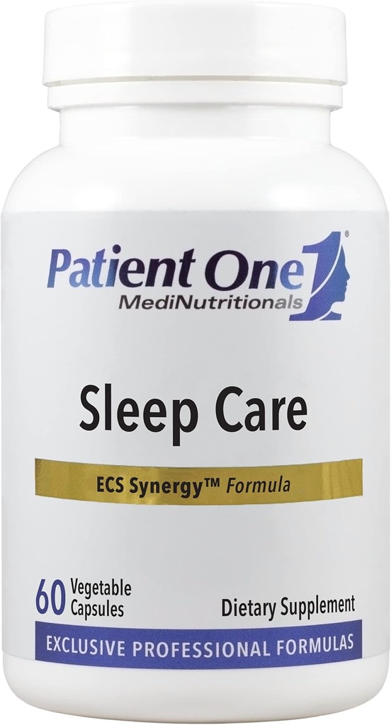 Patient One Sleep Care | Supplement to Support Transition into Sleep and Restful Sleep* | with Chamomile, Valerian, Melatonin and More | 60 Capsules