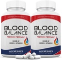 Δικαιολογημένα Εργαστήρια (2 Pack Blood Balance Advanced Formula 620MG Pills 120 Καψάκια