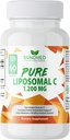 Saf Liposomal Vitamin C - 1200 mg Immune System & Collagen Health Branson, Anti Aging Skin Vitaminleri Yardım, Sodyum Ascorbate, Sunflower Lecithin, Lypo Spheric - 60 Capsules