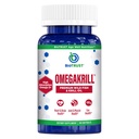 BioTrust OmegaKrill EPA & DHA Omega 3 Supplement, Fish and Krill Oil to Provide Support for Joint, Heart, Brain, Eye and Skin (30 Servings)