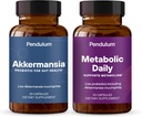 Pendulum Akkermansia & Metabolic Daily Bundle - Ζωντανά Συμπληρώματα Προβιοτικών Ενισχύουν την παραγωγή GLP- 1, Υποστήριξη Μεταβολισμός