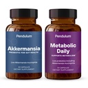 Pendulum Akkermansia & Metabolic Daily Sche - Live Probiyotik Supplements The Gut Lining, Support GLP-1 Production, Supports Metabolism